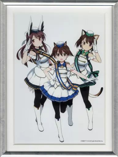 中古】原画イラストボード 付属品付)ワールドウィッチーズ