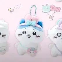 ちいかわ サンリオ コラボ ハチワレ ちいかわ：ちいかわがマイメロディ、ハチワレがハローキティに
