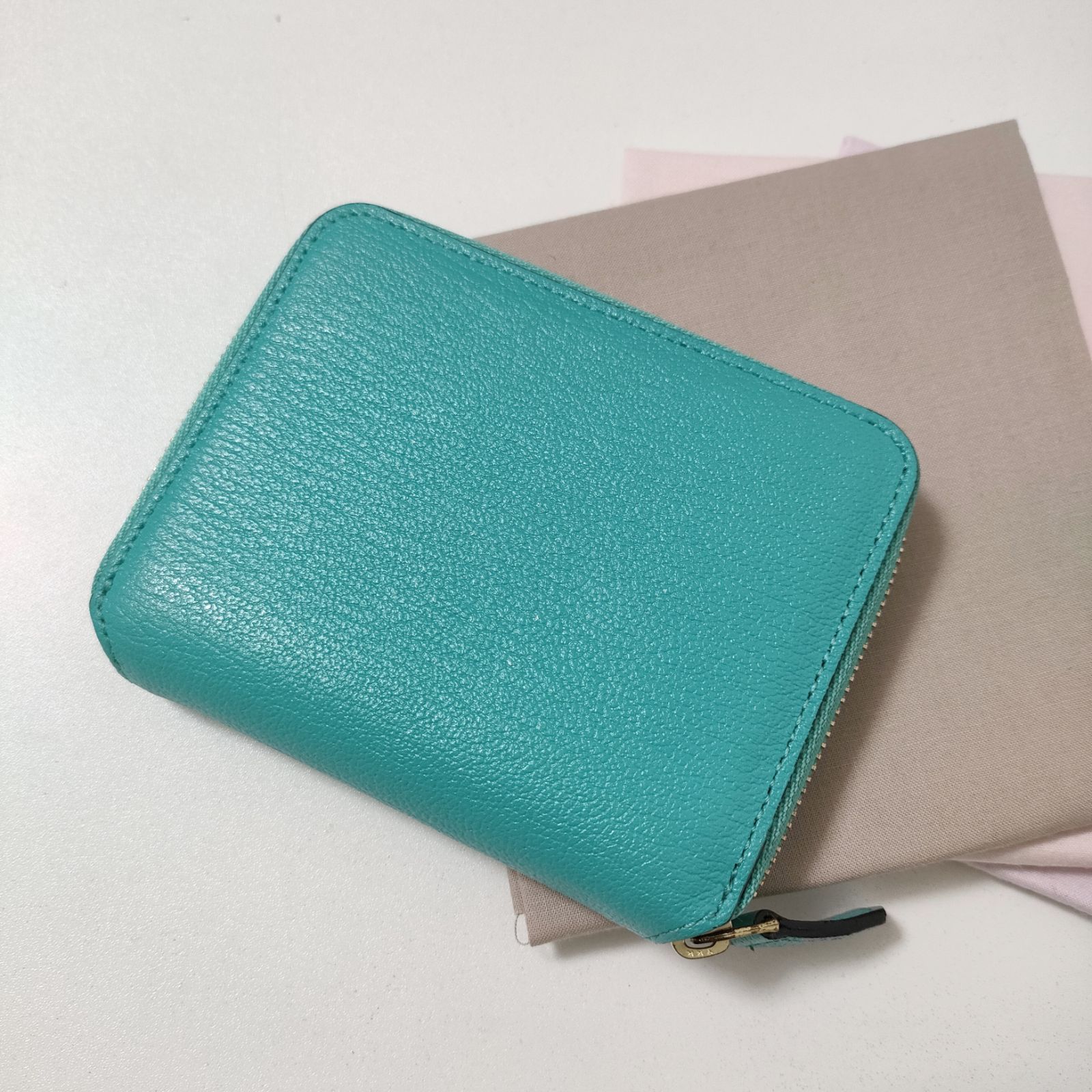 ラルコバレーノ ラウンドジップ ウォレット/財布 ターコイズ系 - メルカリ
