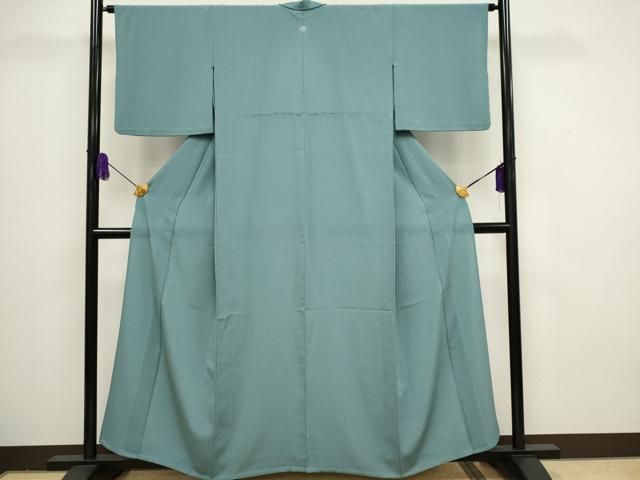 平和屋着物▽色無地 単衣 水浅葱色 洗える着物 CAAV0887ou - メルカリ 