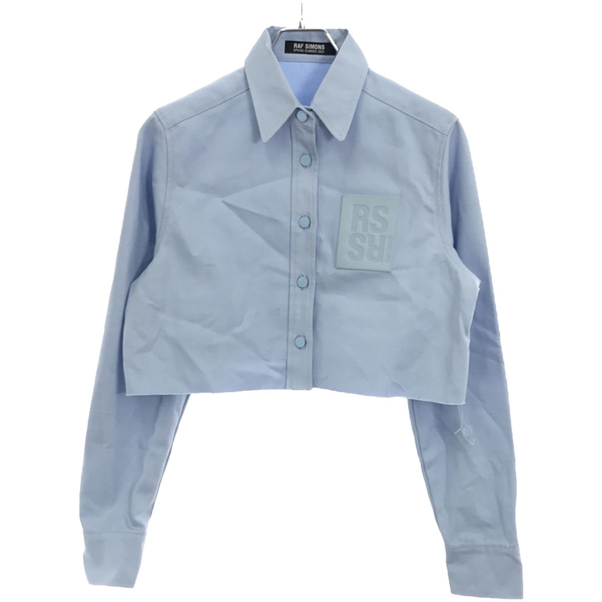 23SS【未使用】RAF SIMONS CROPPED DENIM SHIRT