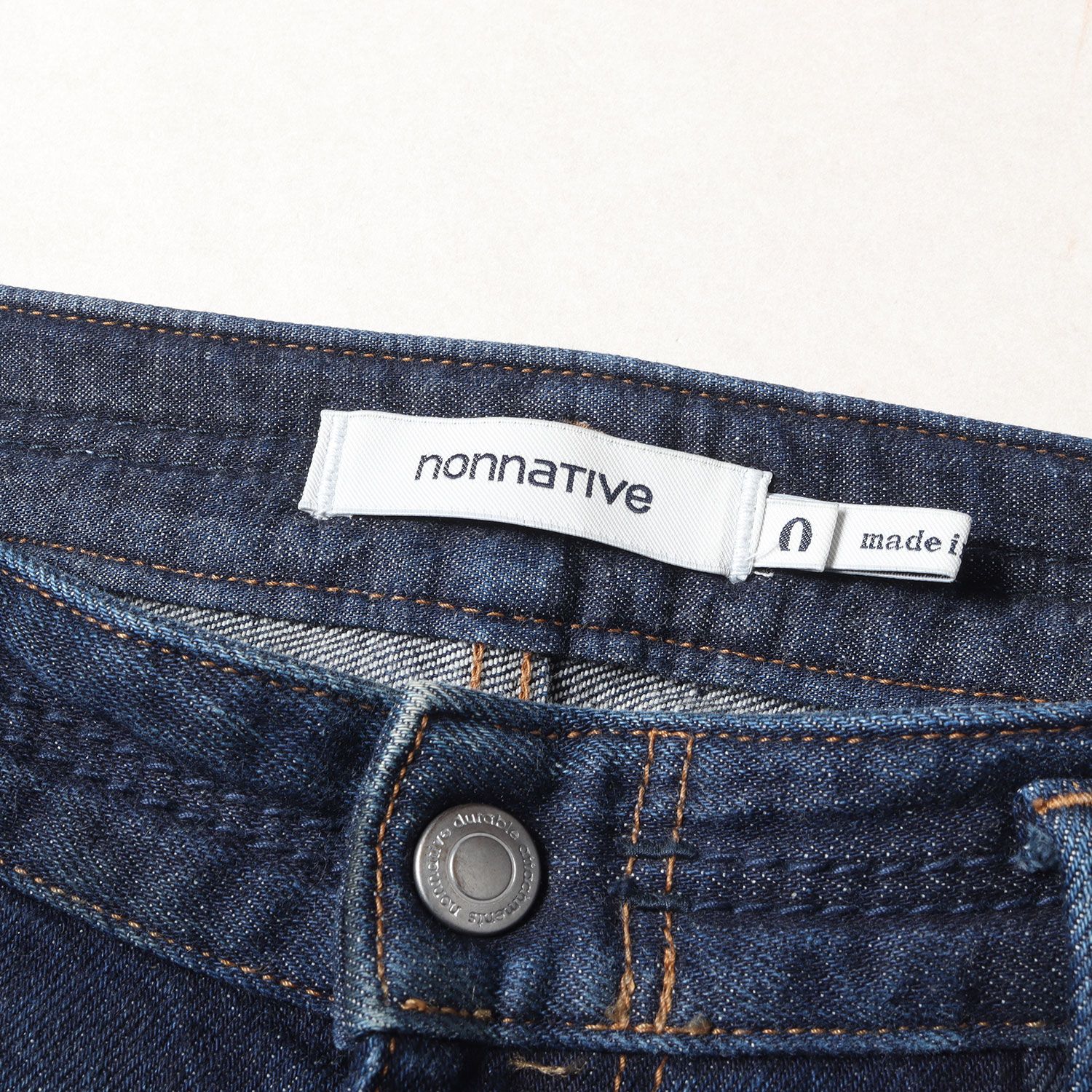 NONNATIVE ノンネイティブ パンツ サイズ:0 ワンウォッシュ ストレッチ 