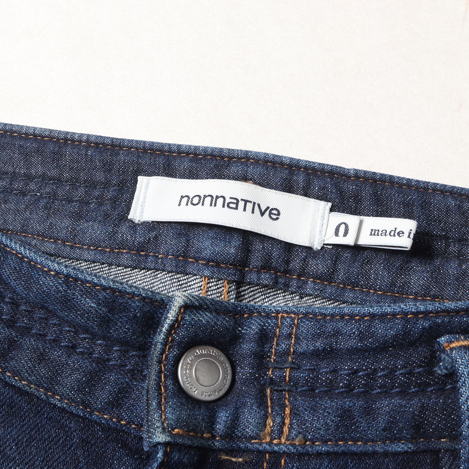 NONNATIVE ノンネイティブ パンツ サイズ:0 ワンウォッシュ ストレッチ