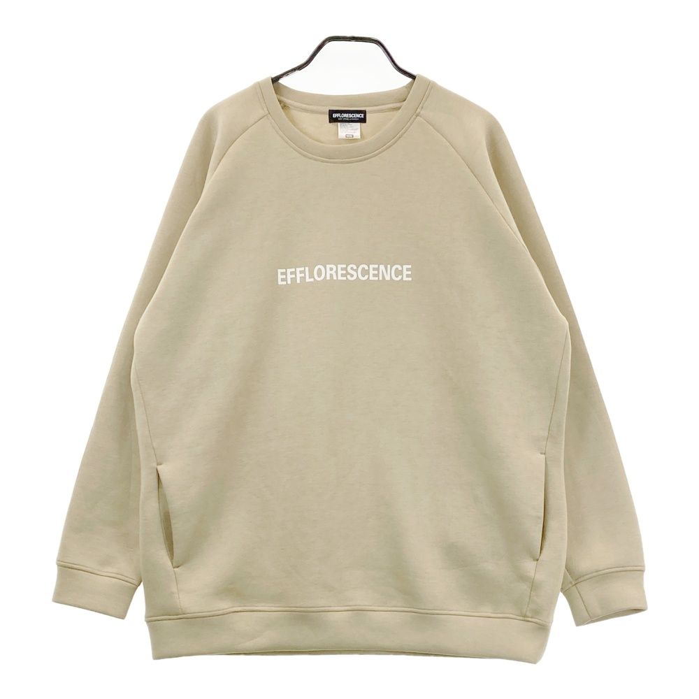 EFFLORESCENCE スウェット エフロレッセンス ベージュ サイズ：XXXL EFFLORESCENCE エフロレッセンス スウェット ベージュ系