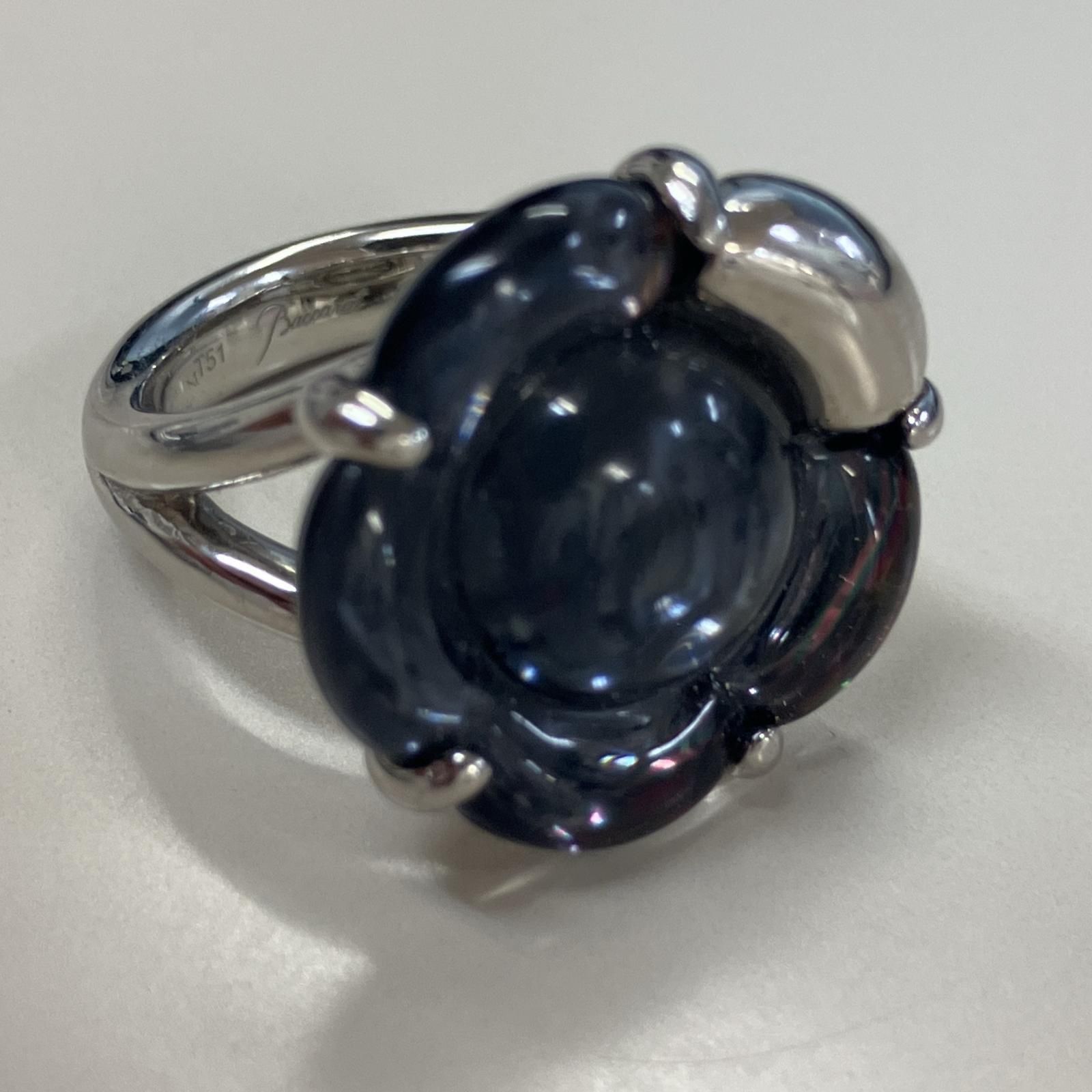 バカラ　フラワー　指輪 バカラフラワー指輪