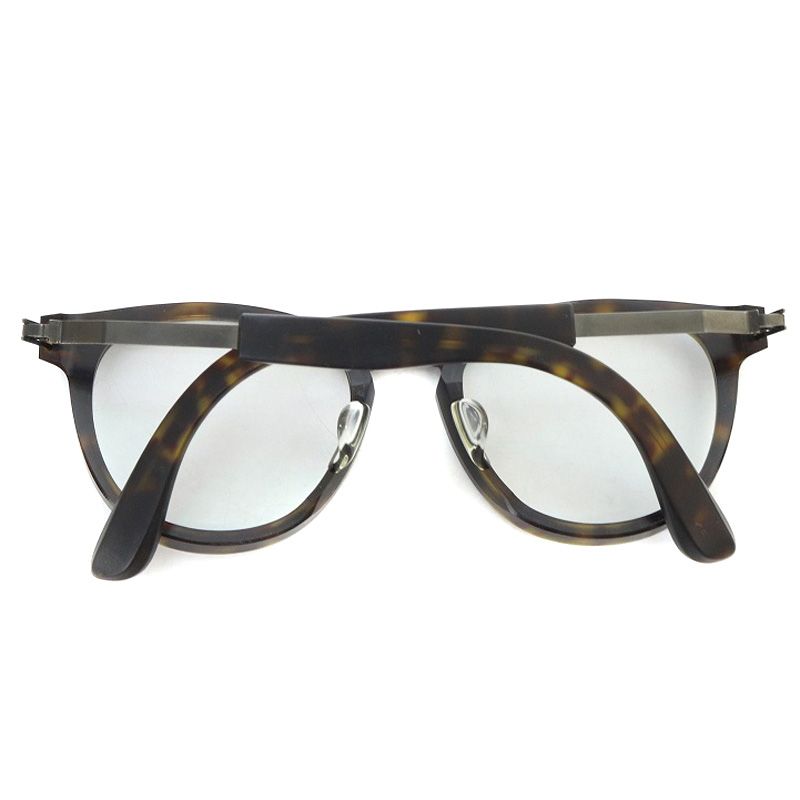 メゾンマルジェラ Maison Margiela MYKITA マイキータ 眼鏡 伊達メガネ べっ甲柄 セルフレーム メタル 49□19 140  ダークブラウン MMRAW011 /MI □OS - メルカリ