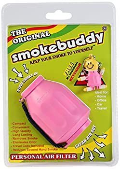 (スモークバディ) smokebuddy 煙 匂い 消臭フィルター オリジナルサイズ ピンク キャラクター キーチェーン付 qqffhab スモークバディ) smokebuddy 煙 匂い 消臭フィルター オリジナルサイズ