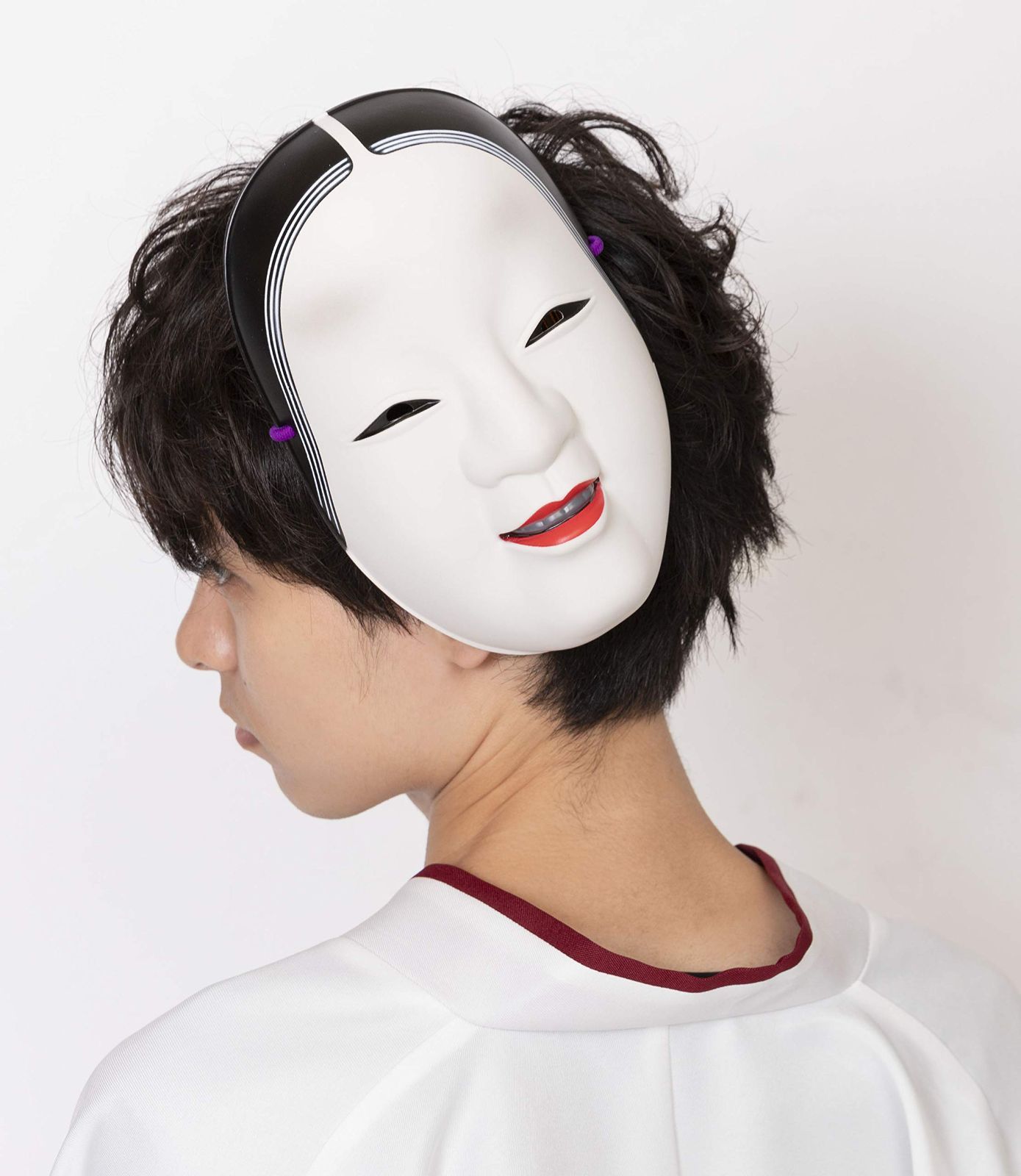 辰巳8号サイズ(自然色）夜会巻き、中古舞踊かつら、大衆演劇かつら 辰巳、8号サイズ(自然色)夜会巻き、中古舞踊かつら、大衆演劇