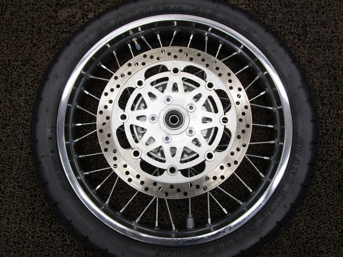 エストレヤ TAGASAGO フロントホイール ディスク □A5858 BJ250A カワサキ BJ250AE Estrella キャブ車