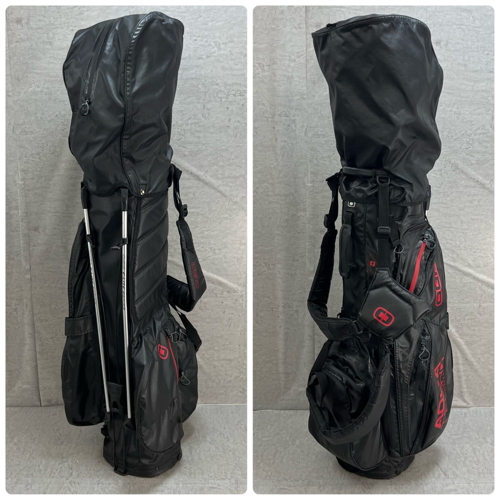 オジオ　ゴルフ　キャディバッグ　スタンド式　約9型　約23cm　7分割　ナイロン OGIO オジオ ゴルフ キャディバッグ スタンド式 約9型 約23cm 7分割