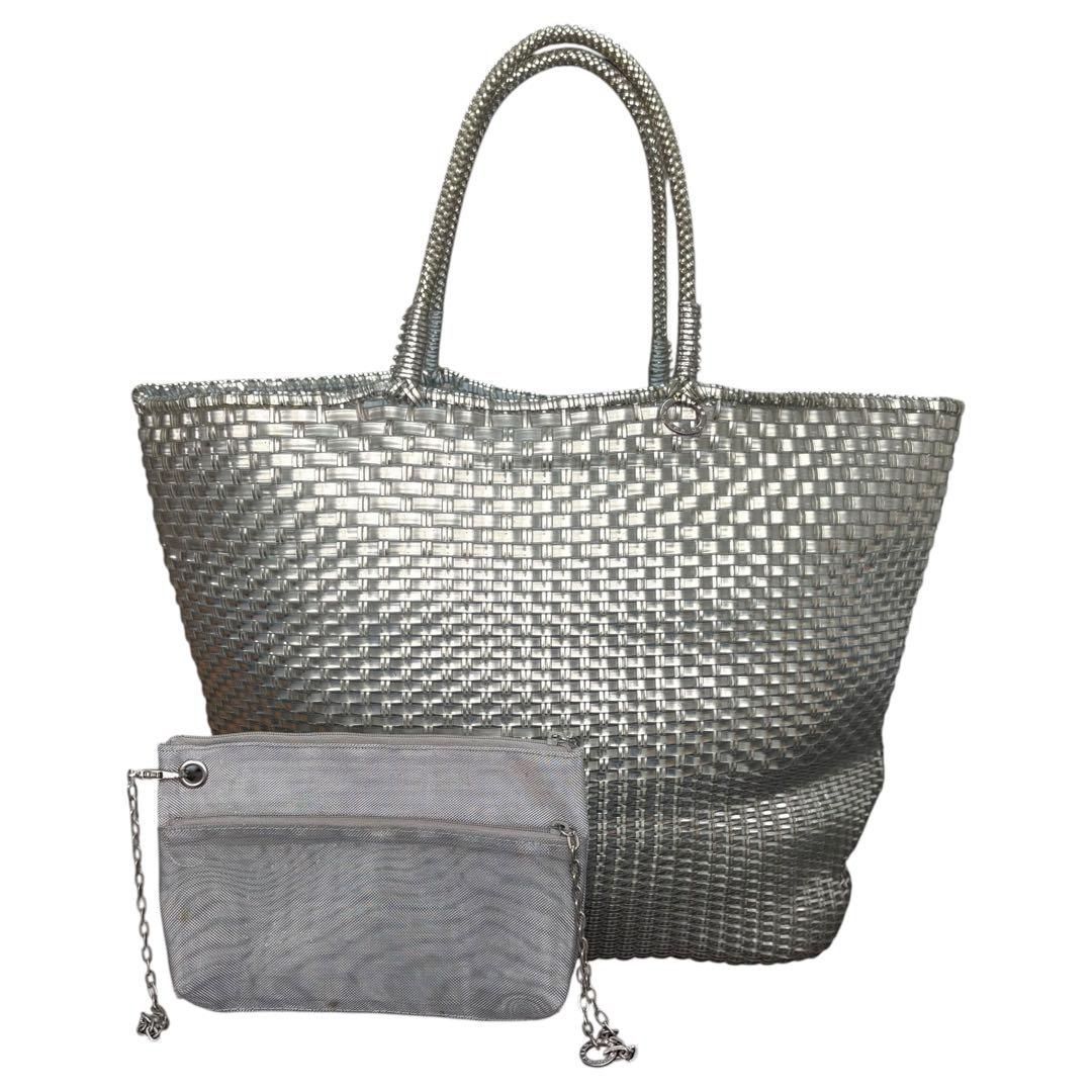 ANTEPRIMA(アンテプリマ) / ワイヤーミニトートバッグ/PVC/WHT/無地 | 中古品の販売・通販ならセカンドストリート アンテプリマ　ミニトート