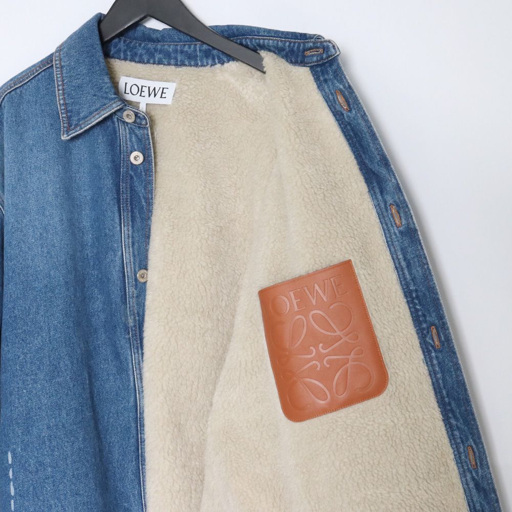 LOEWE ロエベ 21AW Printed Oversize Denimshirt Jacket プリント ...