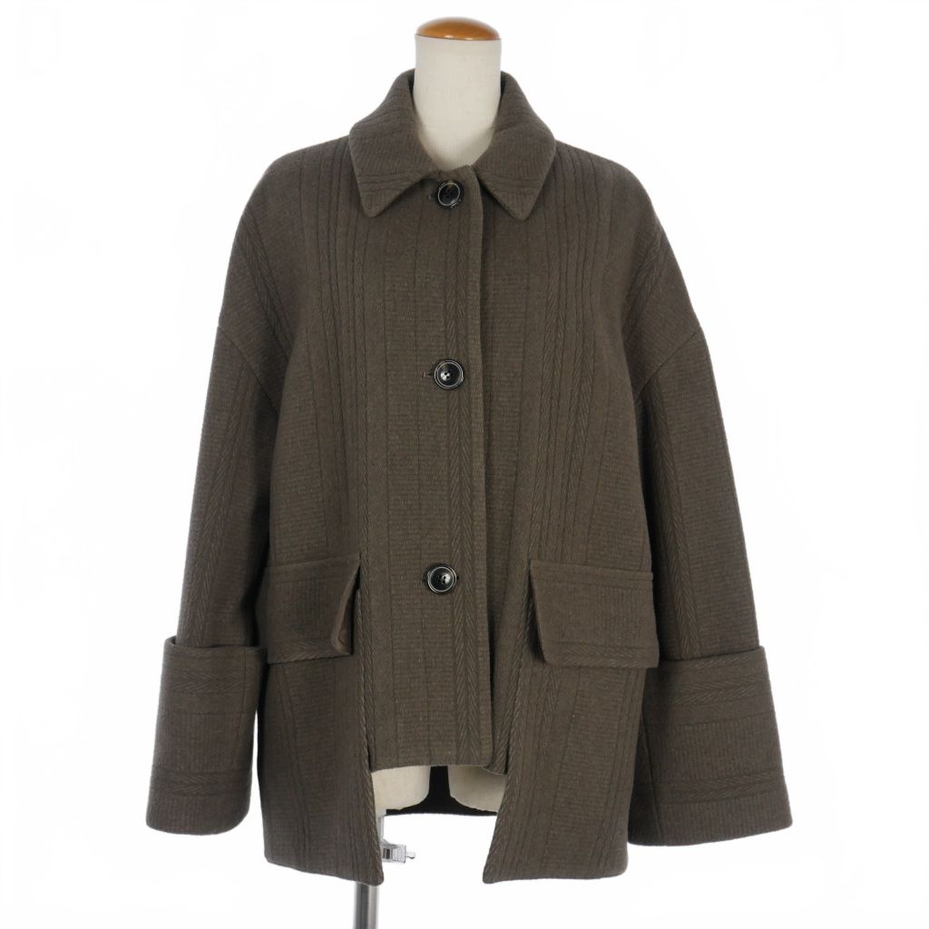 リト RITO ウール混コート ジャケット ブラウン 茶 38 0770RTW1080
