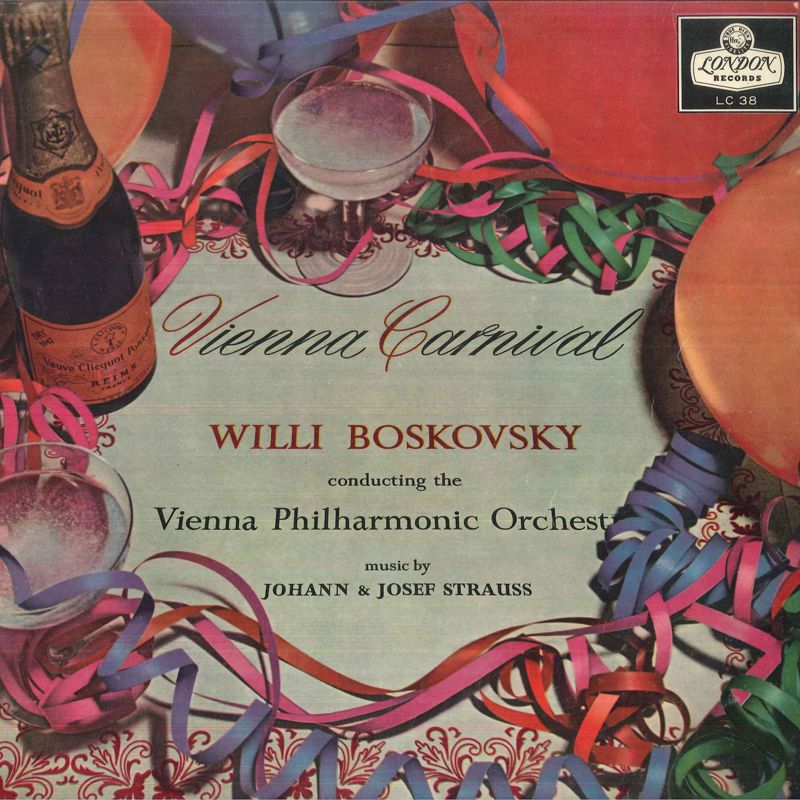 洋楽 Lucky Vlaviano LP LP ウィリー・ボスコフスキー, ウィ ウィーンのカーニヴァル