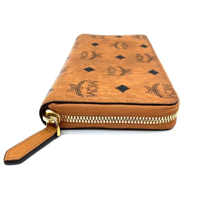 MCM エムシーエム 長財布 総柄 ブラウン 茶色 レザー ロゴ MCM ロゴ入り 長財布 ブラウン ☆MCM エムシーエム MYL6AVI67CO001