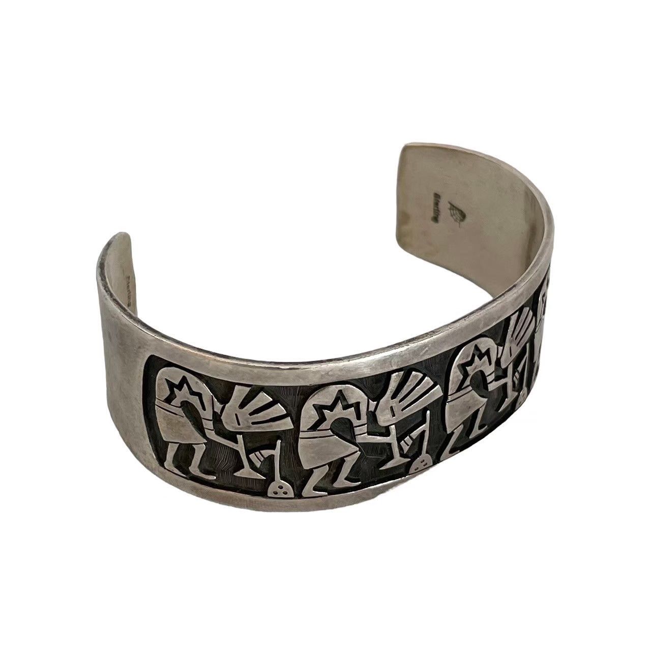 ホピ族　バングル　シルバー Sterling Silver スターリングシルバー バングル 銀