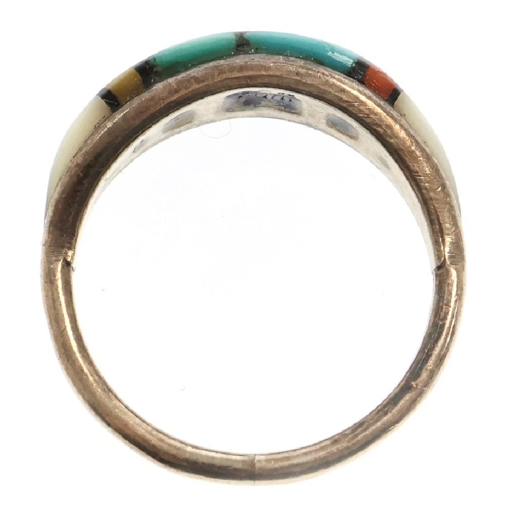 INDIAN JEWELRY (インディアンジュエリー) ズニ族 インレイマルチ