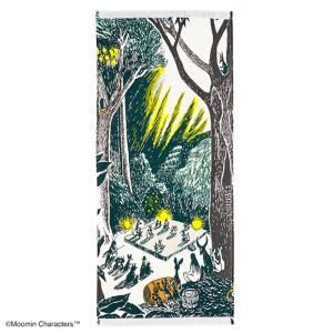 5営業日で発送 丸眞 MOOMIN ムーミン 踊る森 フェイスタオル 入数 10