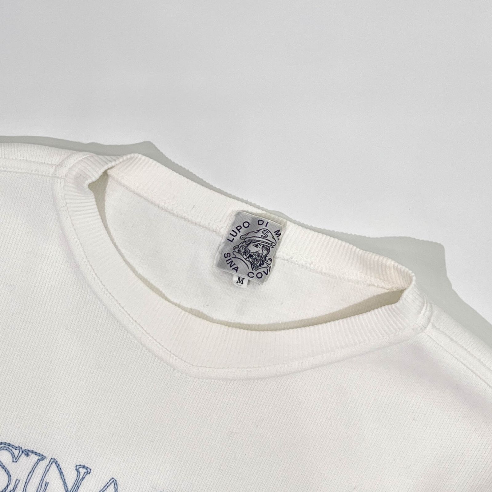 SINA COVA スウェットトレーナー サイズM メンズ シナコバ 刺繍 高級 クルーネック長袖 スウェット トレーナー 10000090