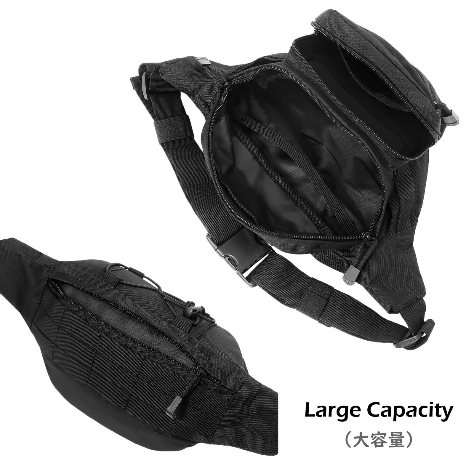 人気商品】ウェストバッグ 遠足 登山 ジョギング ランニング