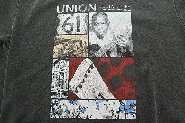 UNION ユニオン 25SS DELTA CREW Vintage Black Pigment デルタ クルー  