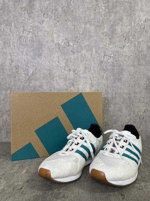 ♠ ADIDAS ｱﾃﾞｨﾀﾞｽ EQUIPMENT RACE WALK ｴｸｲｯﾌﾟﾒﾝﾄ ﾚｰｽ ｳｫｰｸ ｽﾆｰｶｰ ﾎﾜｲﾄ ｸﾞﾘｰﾝ 28.5CM 33915333