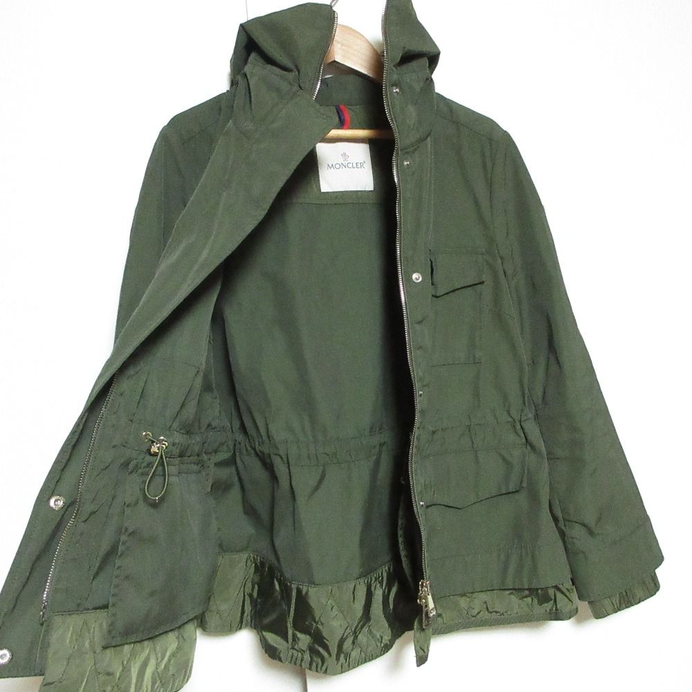 モンクレール ナイロンパーカー カーキ サイズ1 moncler キッズ