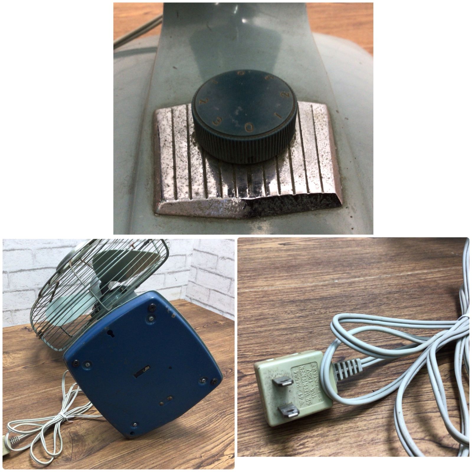 富士電機 FUJI DENKI SILENT FAN FTS3060 扇風機 昭和レトロ フジ電機