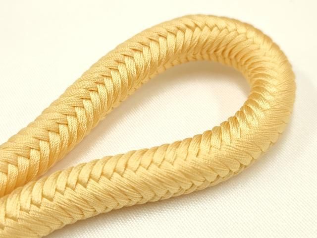 平和屋着物● 上 有職組紐道明 帯締め 奈良組 萱草色 宮内庁御用 国立博物館御用 東京芸術大学御用 AABB3770ay