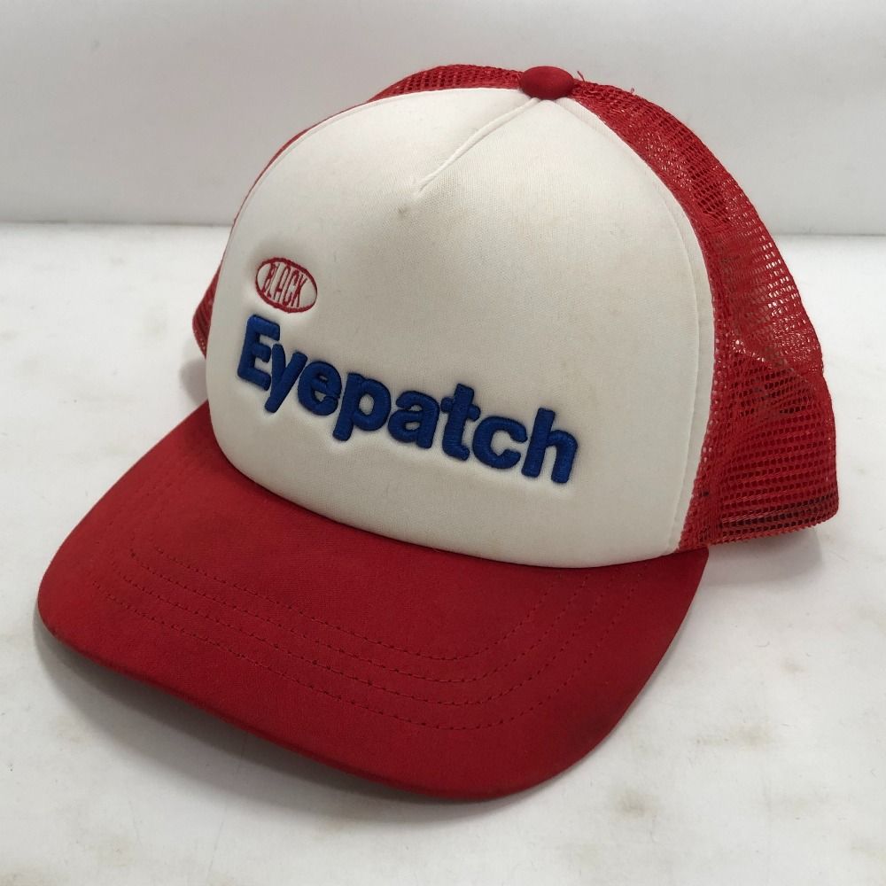 CAP 赤BLACK EYE PATCH メッシュキャップ