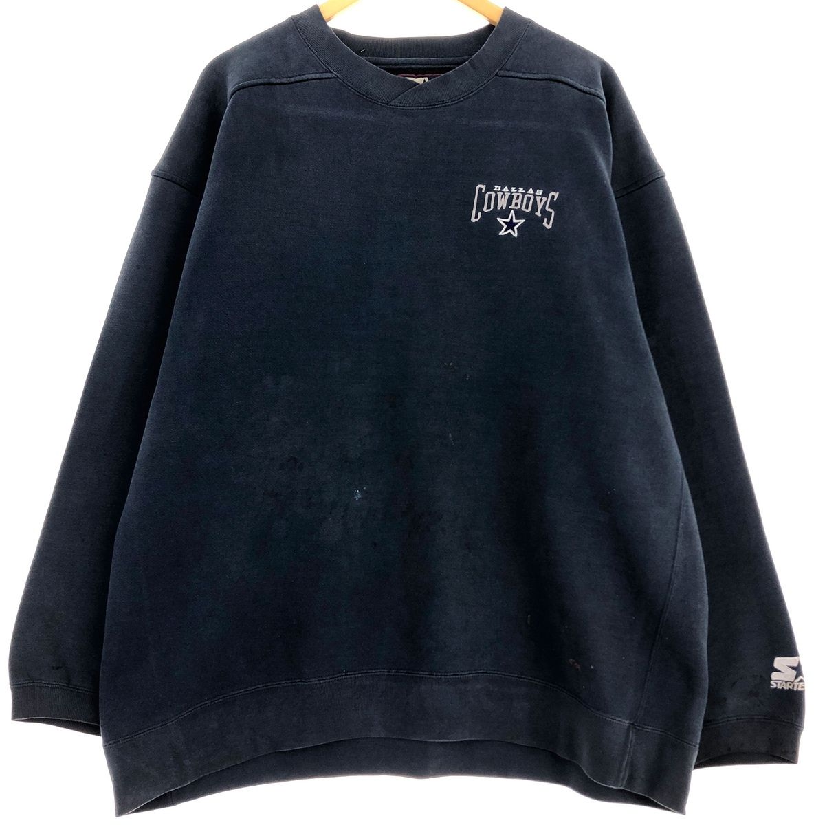 古着 スターター Starter NFL DALLAS COWBOYS ダラスカウボーイズ スウェットシャツ トレーナー メンズXL相当/eaa479455