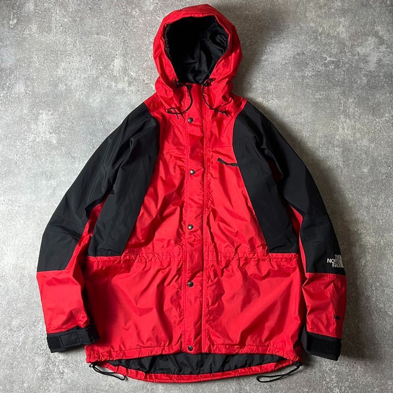 90s NORTH FACE マウンテンライトジャケット M 1994 グレー ノースフェイス GORE-TEX  90s 古着 THE NORTH FACE マウンテンライトジャケット 90\u0027s THE NORTH