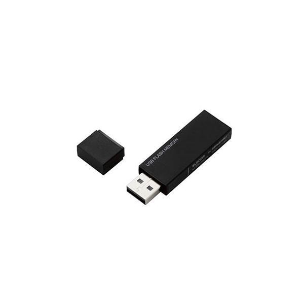5個セット エレコム USBメモリー|USB2.0対応|セキュリティ機能対応|64GB|ブラック MF-MSU2B64GBKX5