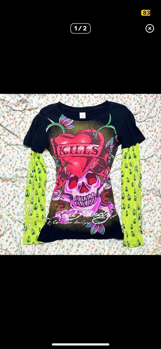 Ed Hardy エドハーディー Y2K レイヤード ロングスリーブ