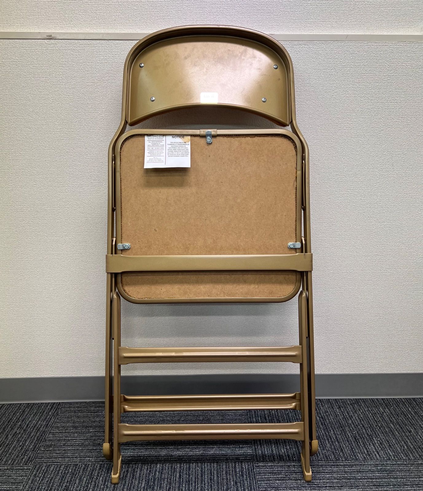 CLARIN CHAIRクラリンチェアFULL CUSHION Amber 黄① CLARIN（クラリン）FULL CUSHION FOLDING CHAIR（フルクッション