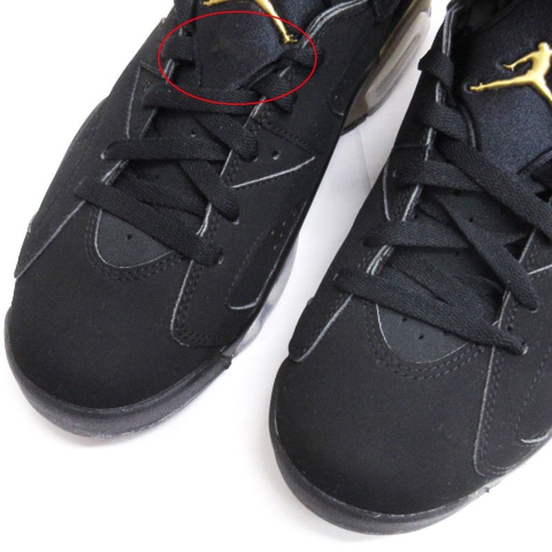 ナイキ NIKE AIR JORDAN 6 RETRO DMP Black/Metallic Gold エア 