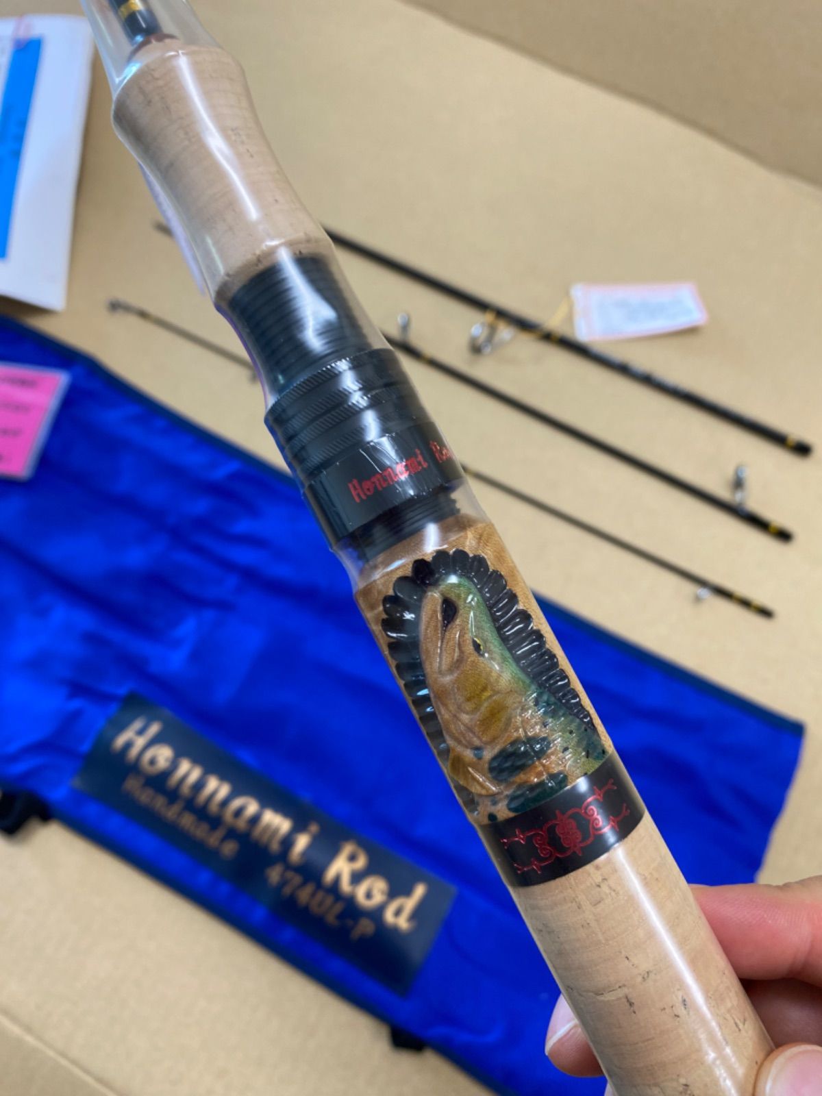 Honnami Rod 772M 渓流竿手作りロッドスピニングオールスタッグ
