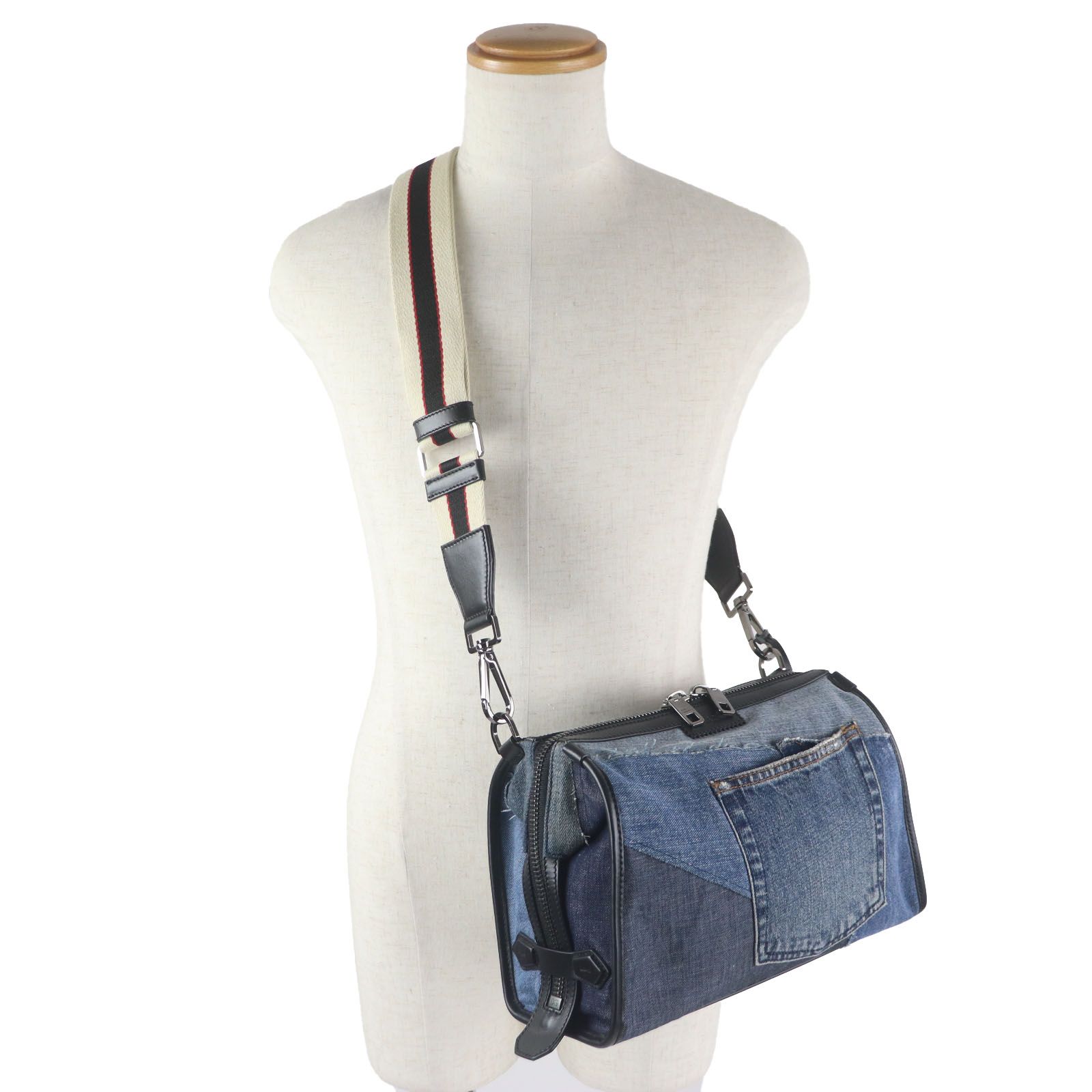 未使用品▽DOLCE&GABBANA ドルチェ＆ガッバーナ パッチワークデニム