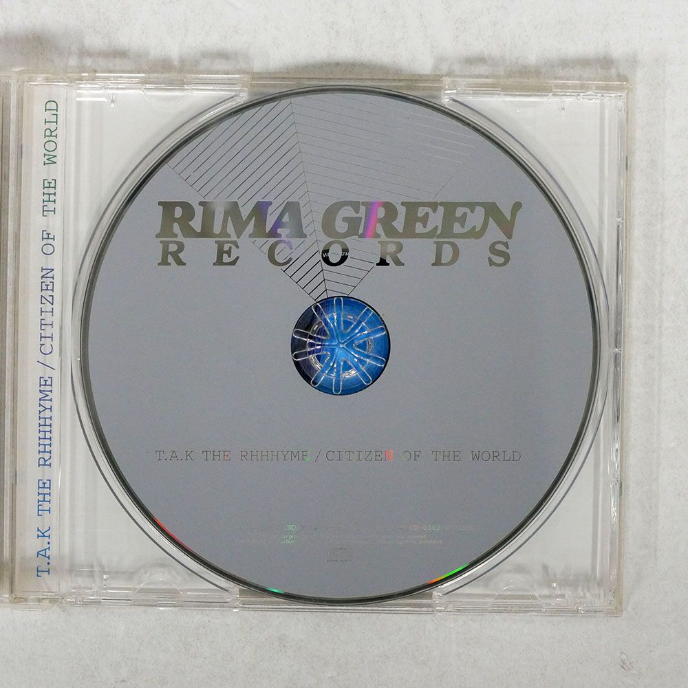 帯 国内盤 T.A.K THE RHHHYME/CITIZEN OF THE WORLD/MASTER MIND / RIMA GREEN  RIMACD-0002 □ - メルカリ