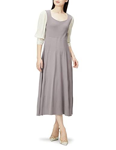 プロポーションボディドレッシング カジュアルドレス ハートカットハイウエストニットワンピース レディース グレージュ エクリュ S