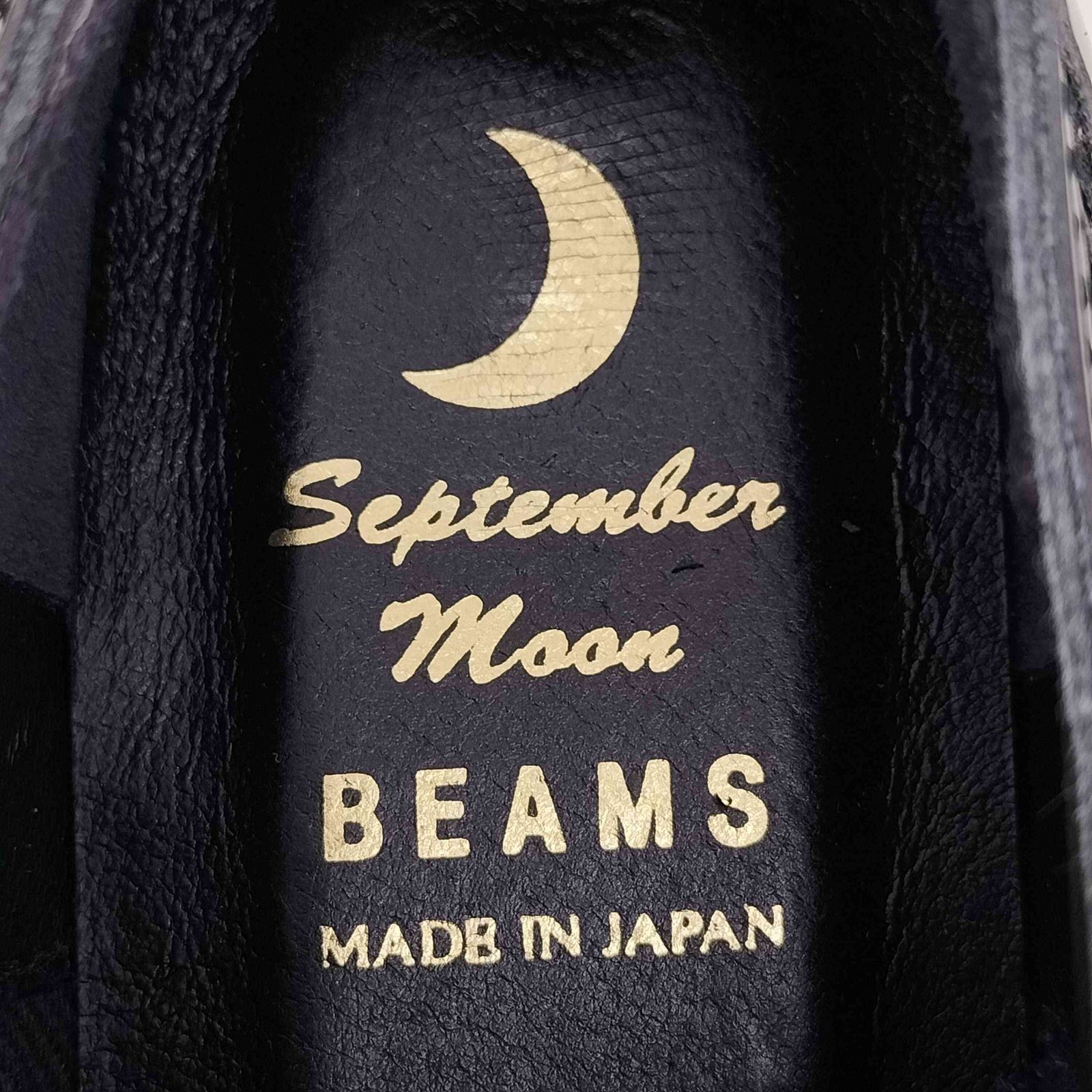 ビームス BEAMS SEPTEMBER MOON エナメル ウィングチップ ドレス 
