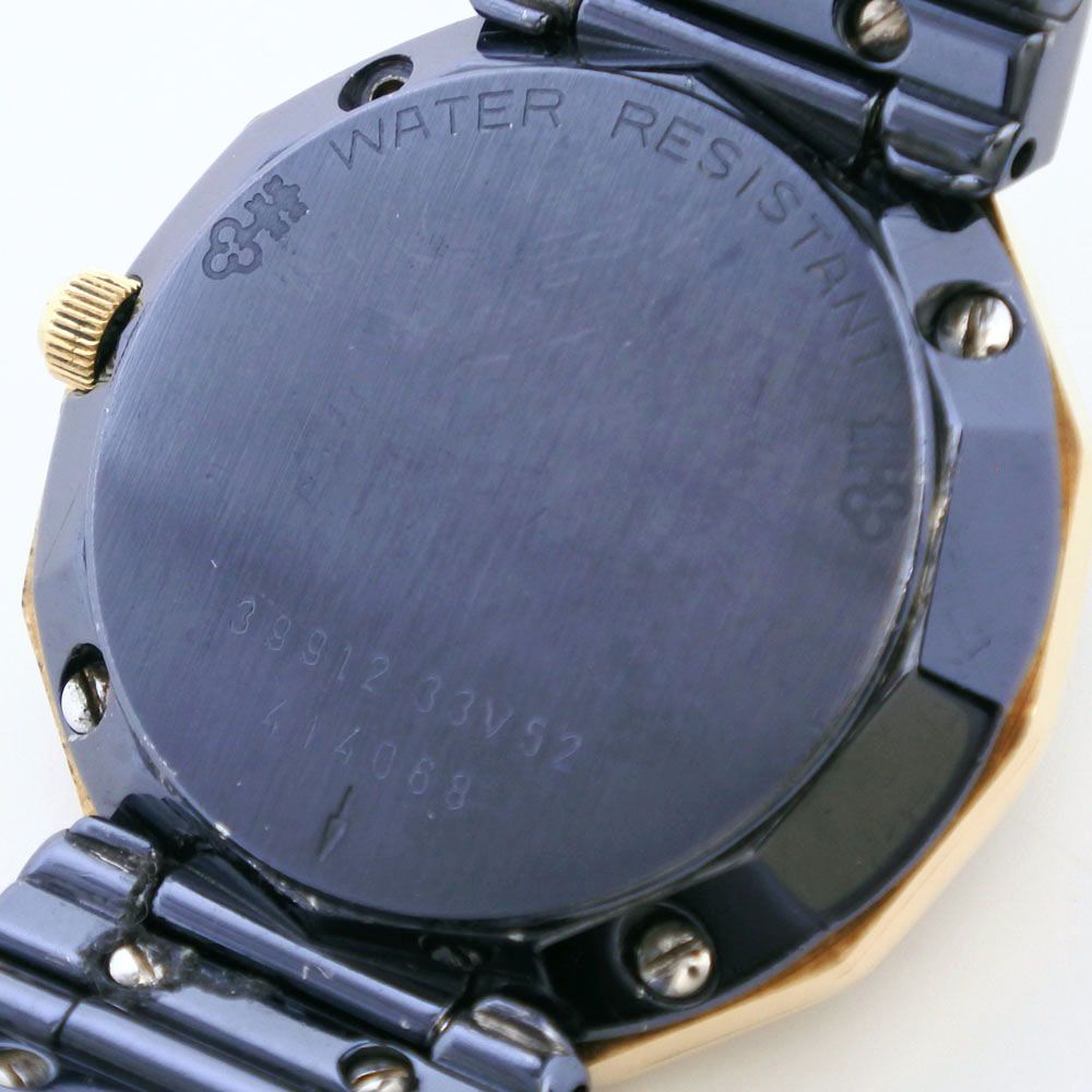 CORUM】コルム アドミラルズカップ ダイヤベゼル 3991233 ステンレススチール×K18イエローゴールド×ガンブルー ゴールド クオーツ  アナログ表示 レディース ネイビー文字盤 腕時計 - メルカリ