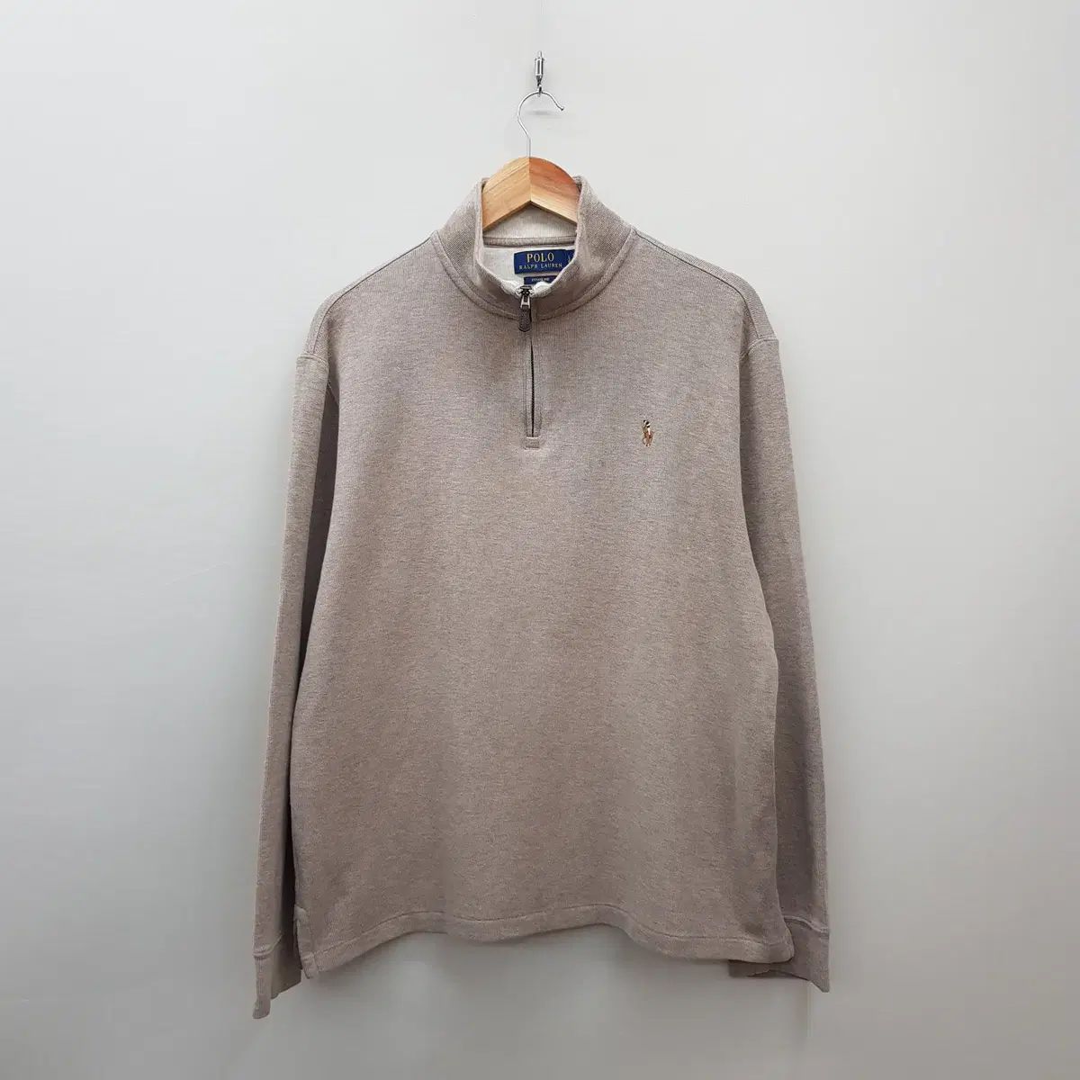 ポロ Ralph Lauren ラルフローレン クラシック ハーフ ジップアップ スウェットシャツ L サイズ