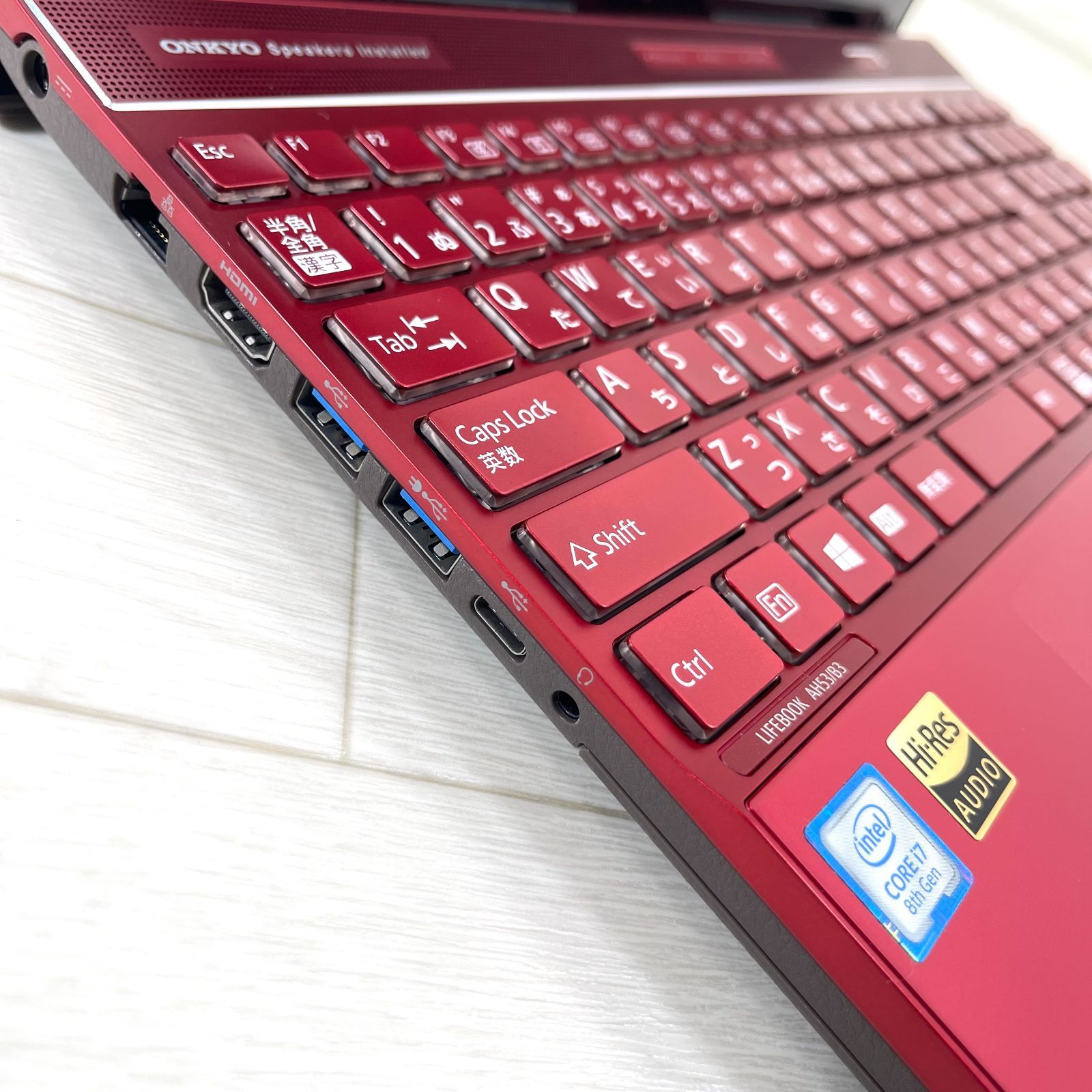 ノートパソコン windows11 オフィス付き core i7 AH53/RW ノートパソコン windows11 オフィス付き core i7 AH53/RW ノート