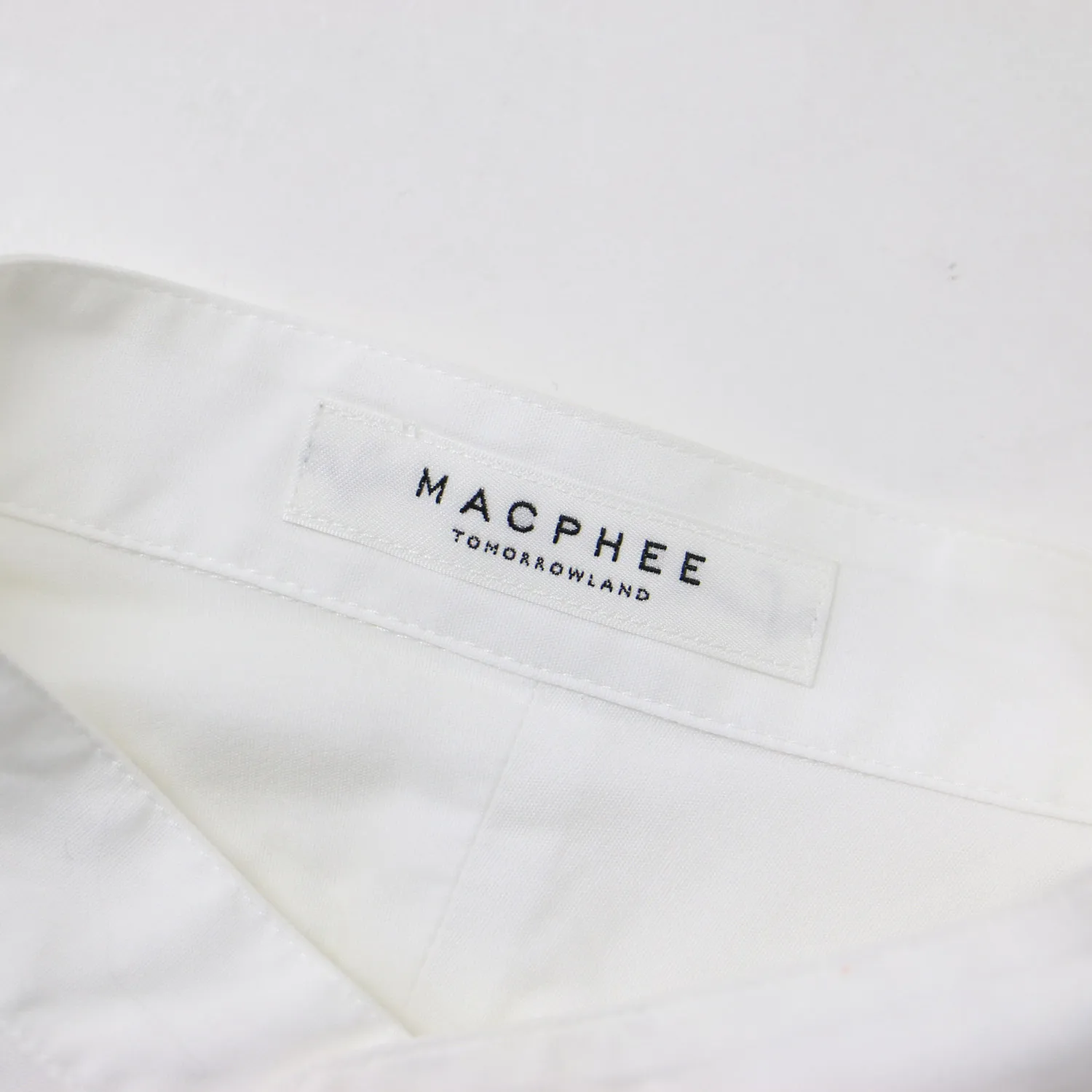MACPHEE マカフィー トゥモローランド シャツ ブラウス ホワイト 白 36 ...
