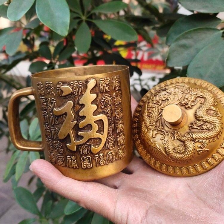 銅器  重工  彫刻  龍鳳茶壺  茶杯  茶道具  工芸品  置物 銅器 重工 彫刻 龍鳳茶壺 茶杯 茶道具 工芸品 置物 - メルカリ