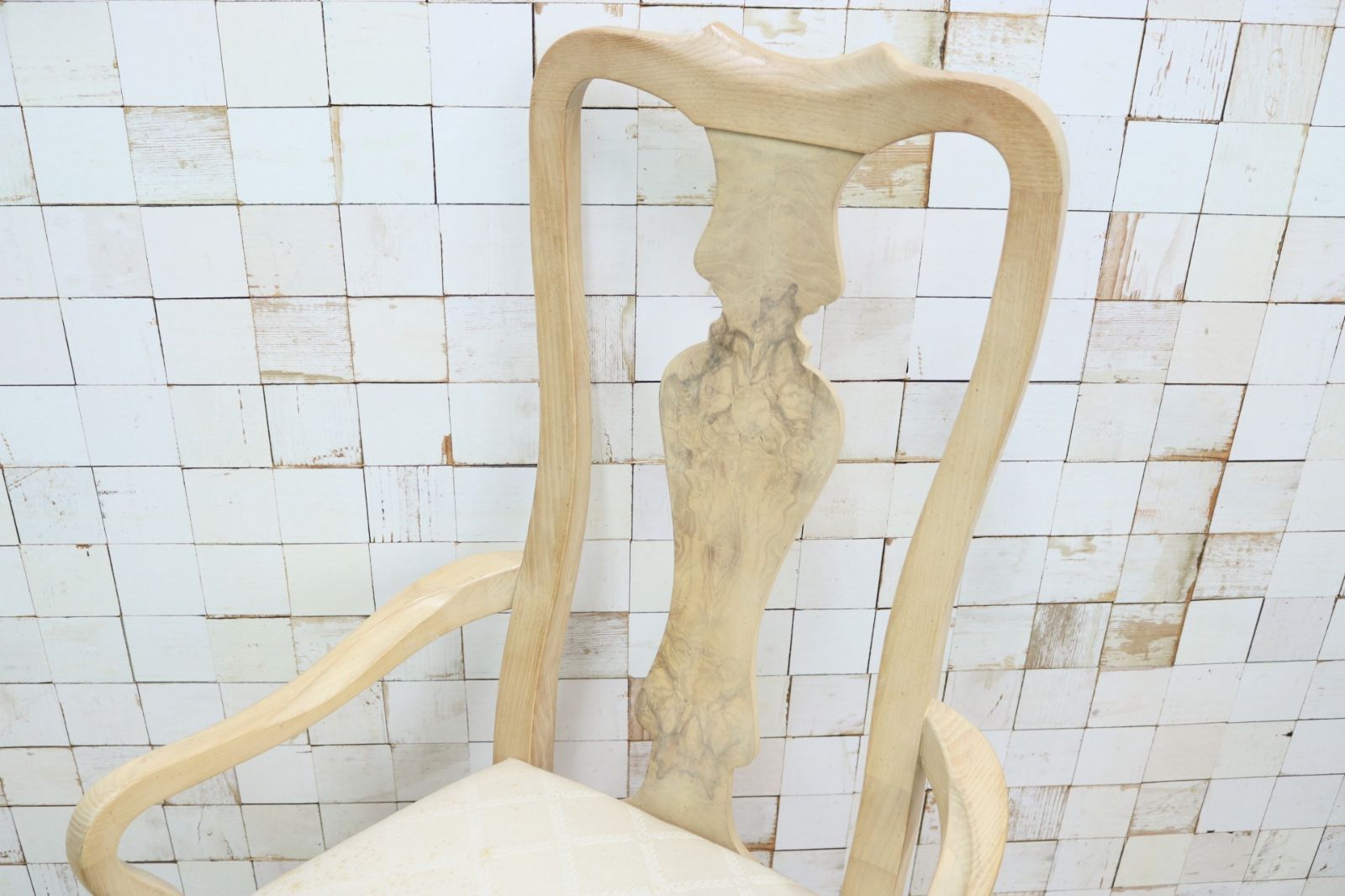 GMIK486E◯DREXEL HERITAGE ドレクセルヘリテイジ ダイニングチェア 食卓椅子 アームチェア ハイバックチェア ファブリック