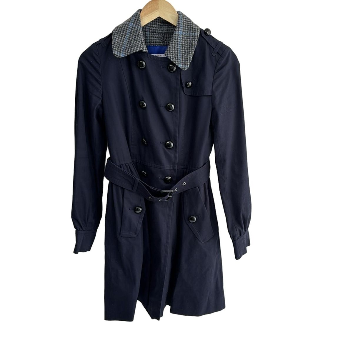 Burberry Blue Label バーバリーブルーレーベル コート サイズ38 M レディース - ダークネイビー 長袖|春|秋