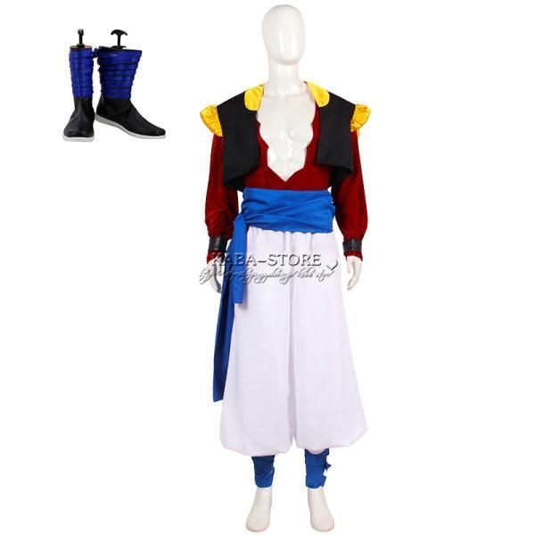 ◆ドラゴンボール超 風 ゴジータ コスプレ衣装 靴 cosplay仮装 コ スチューム 演出服 アニメ ゲーム ハロウィン変装