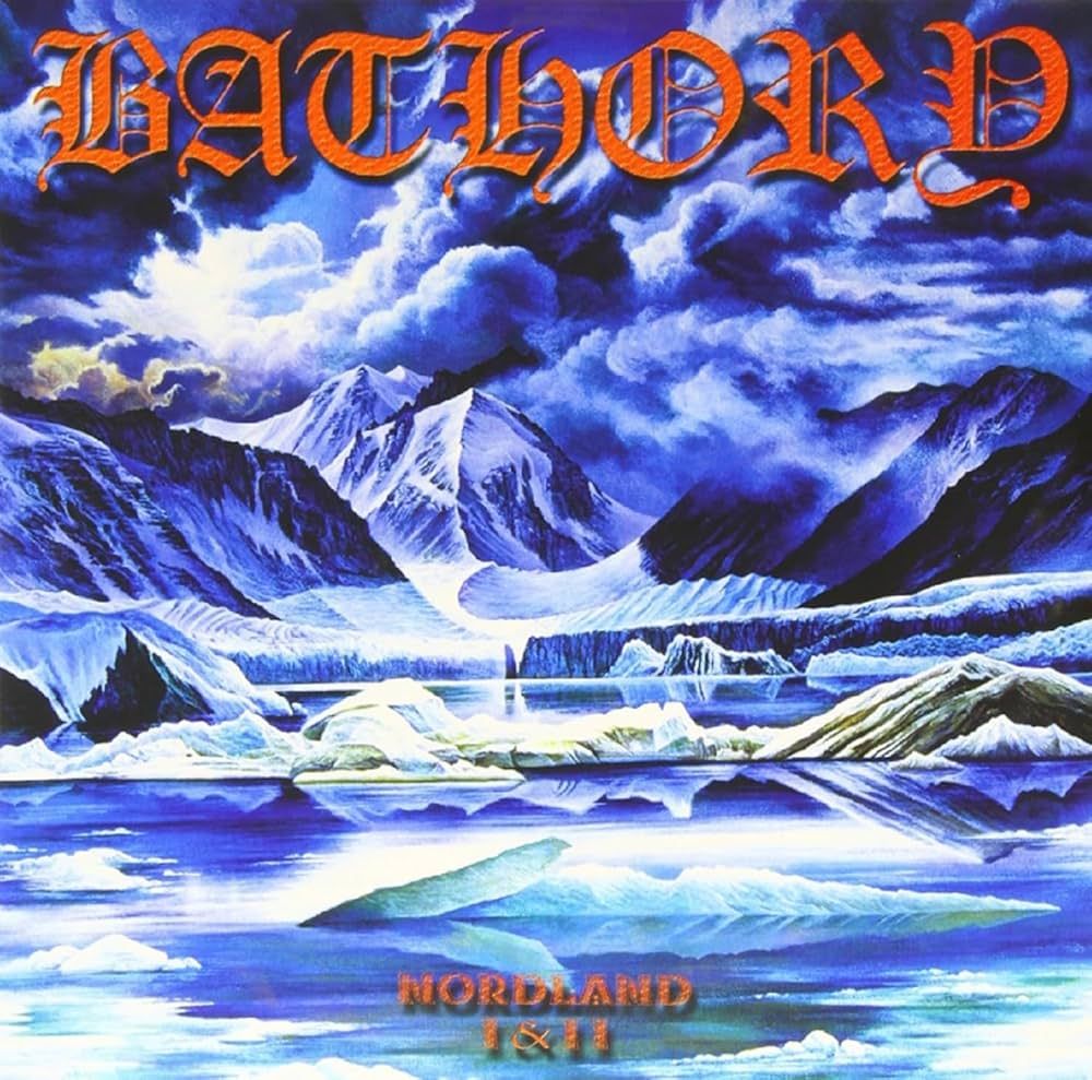 スウェーデン2LP Bathory Nordland I - II BMLP66621 BLACK MARK |00660